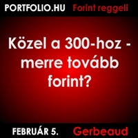 Portfolio.hu Forint Reggeli - Túl a 300-on - merre tovább forint?